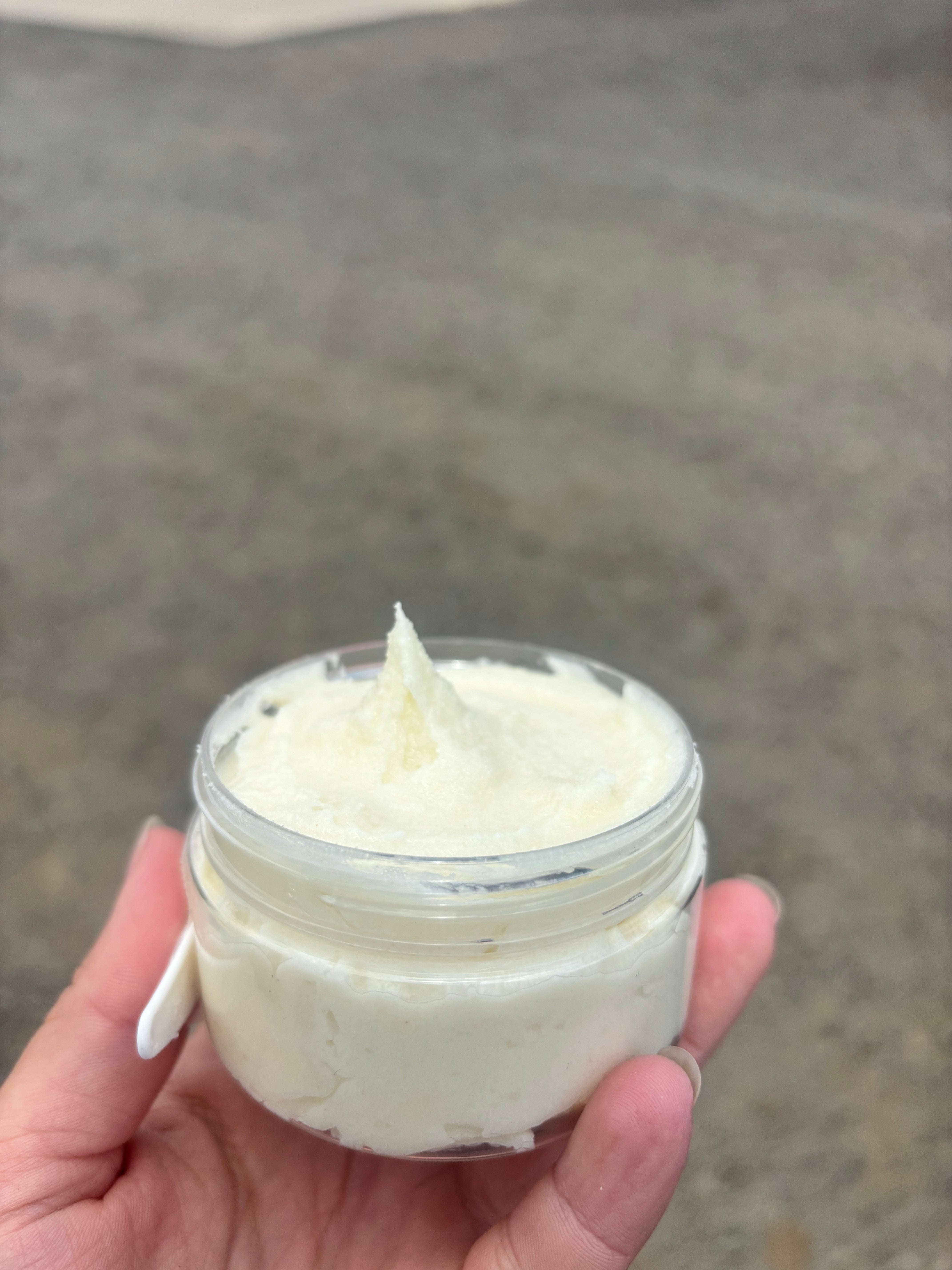 Beef Tallow Sugar Scrub: Scented Lavender 4oz