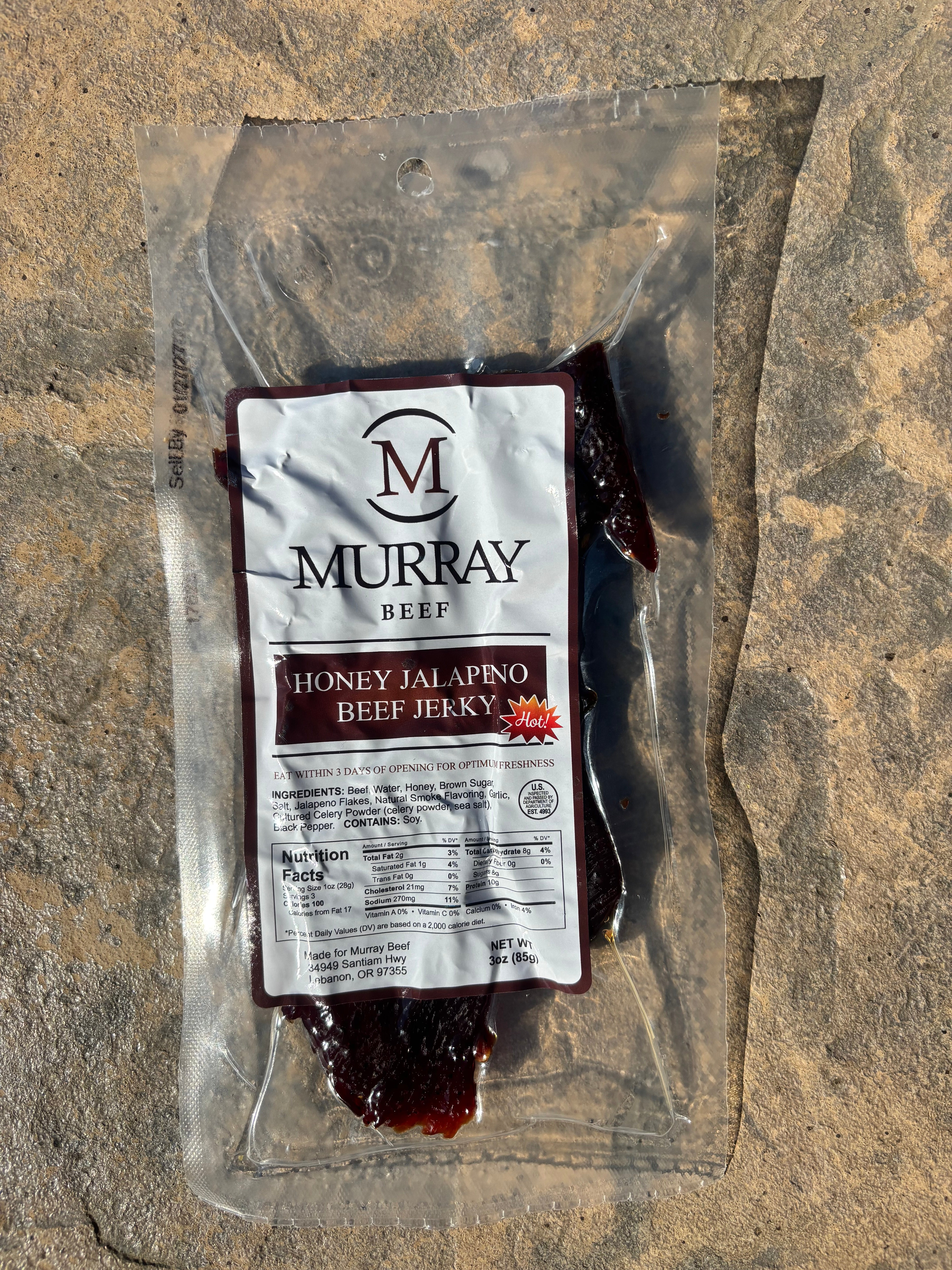 Honey Jalapeno Beef Jerky